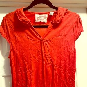 Anthropologie short sleeve top